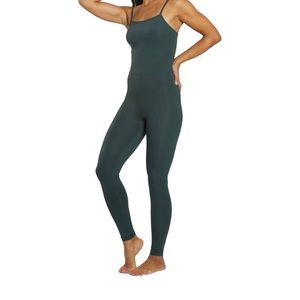 Girlfriend Collective Cami Unitard in Moss Size Small